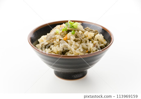 Beef and burdock cooked rice Beef and burdock cooked rice 113969159