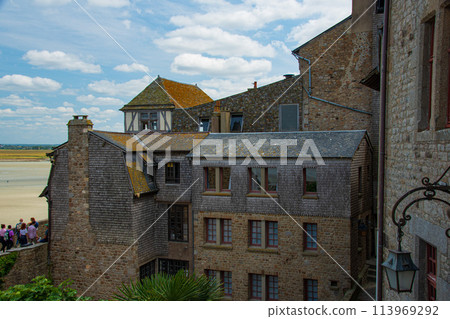 法國世界遺產聖米歇爾山風景 113969292