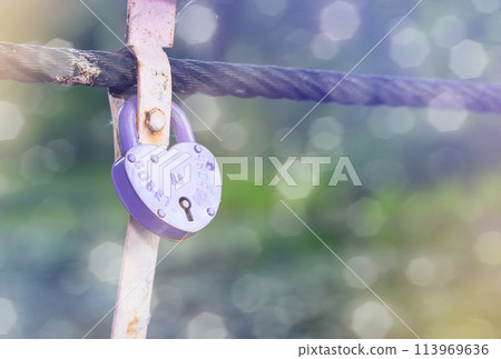 Wedding lock as heart Wedding lock as heart 113969636