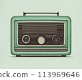 Old Radio Receiver 113969646