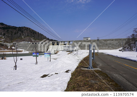 Tobetsu Dam in Spring 2024 113970574