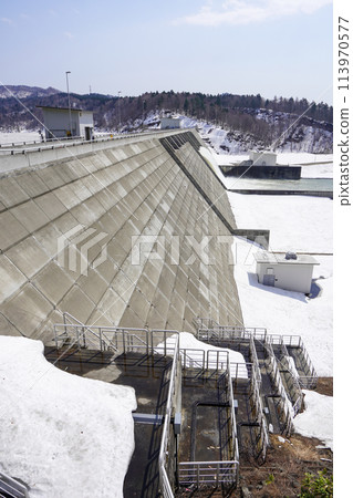 Tobetsu Dam in Spring 2024 Tobetsu Dam in Spring 2024 113970577