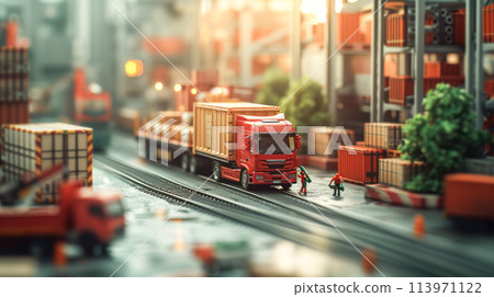 Logistics (miniature) Logistics (miniature) 113971122
