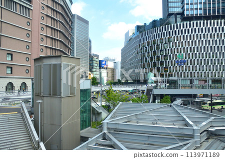 View of Osaka Station Umeda side 113971189