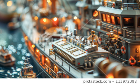 Ship workers (miniature) 113972398