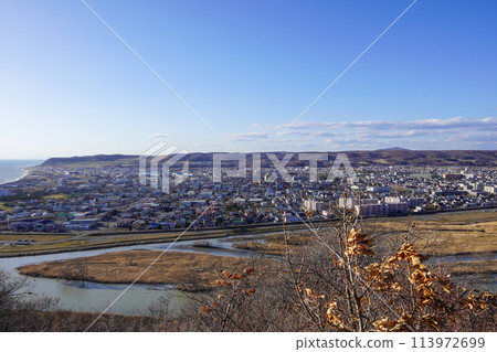 View from Makayama Observatory in Shinhidaka Town 113972699