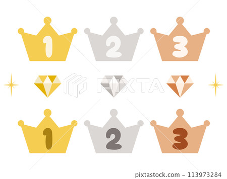 Simple crown mark ranking Simple crown mark ranking 113973284