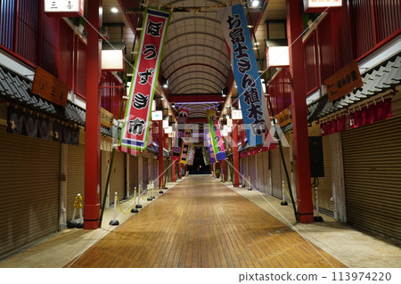 Japan Tokyo Asakusa Nishisando Shopping Street Japan Tokyo Asakusa Nishisando Shopping Street 113974220
