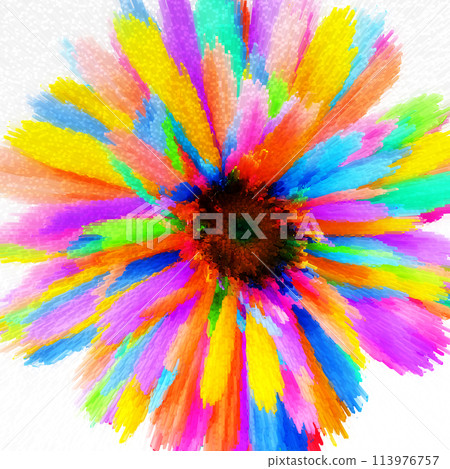 Abstract flower with various colors ideal for posters and logos. spring freshness Abstract flower with various colors ideal for posters and logos. spring freshness 113976757
