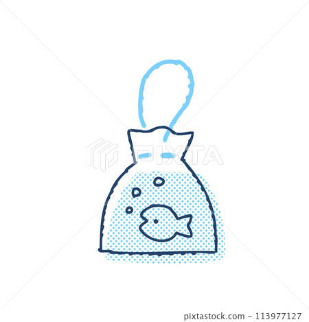 Goldfish scooping goldfish Goldfish scooping goldfish 113977127