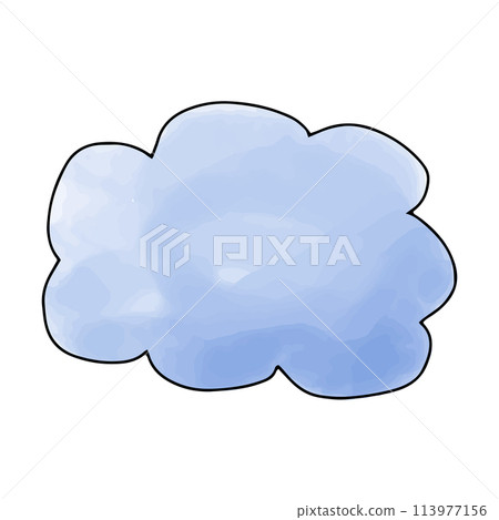 Hand drawn doodle watercolour frame with copy space. Vector illustration. Hand drawn doodle watercolour frame with copy space. Vector illustration. 113977156