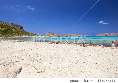 The island Gramvousa and the bay Balos 113977313