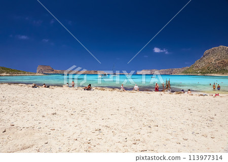 The island Gramvousa and the bay Balos 113977314