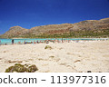The island Gramvousa and the bay Balos 113977316