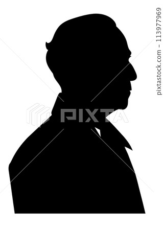 Old man silhouette 113977969
