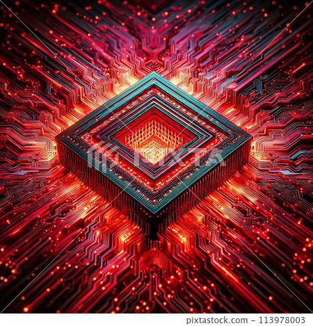 abstract technology background with squares abstract technology background with squares 113978003