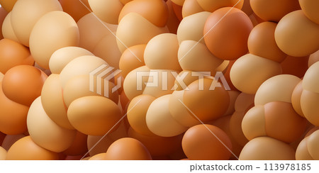 Large group of balloons floating in the air 3d render illustration Large group of balloons floating in the air 3d render illustration 113978185
