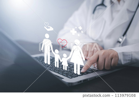 Medical business and health insurance, Doctor woman holding red heart shape in hand with medical icon modern network connection virtual and medical insurance , hospital, Service and Healthcare, Medical business and health insurance, Doctor woman holding red heart shape in hand with medical icon modern network connection virtual and medical insurance , hospital, Service and Healthcare, 113979108