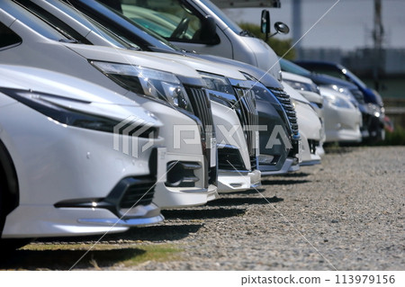 Parked passenger car image 113979156