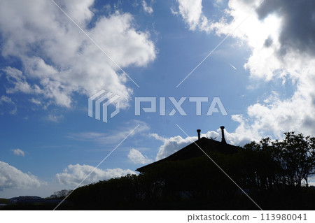 Mountain hut after the rain Mountain hut after the rain 113980041