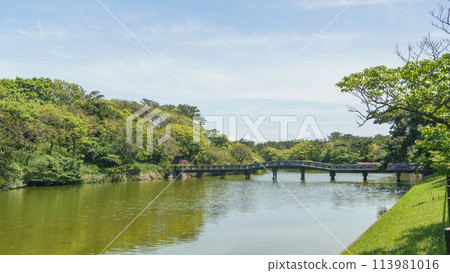 [千葉縣富津市] 千葉縣富津公園/中之島 | 池塘橋 113981016