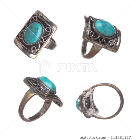 Fashion shinny colorful Ring with beautiful work detail is value. Luxury precious Ring is fashion trend and fly in air. White background isolated Fashion shinny colorful Ring with beautiful work detail is value. Luxury precious Ring is fashion trend and fly in air. White background isolated 113981157