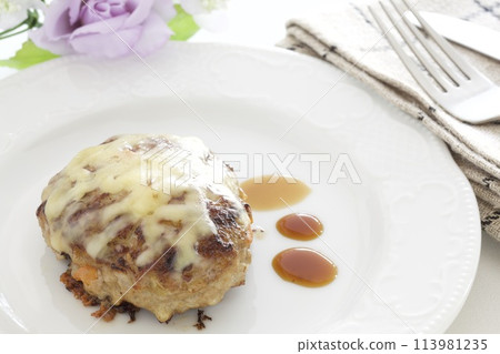 Cheese Hamburger Cheese Hamburger 113981235