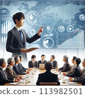 商界人士舉行會議 113982501