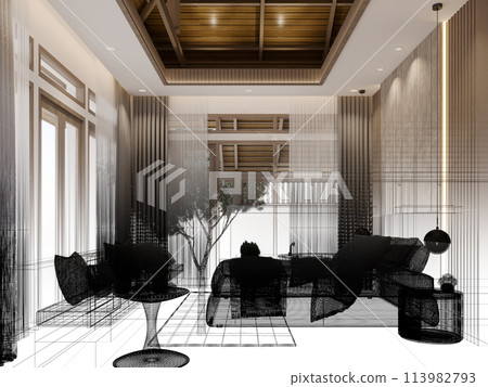 3d rendering of interior bathroom 113982793