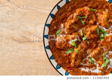 chicken tikka masala spicy curry meat food chicken tikka masala spicy curry meat food 113985493