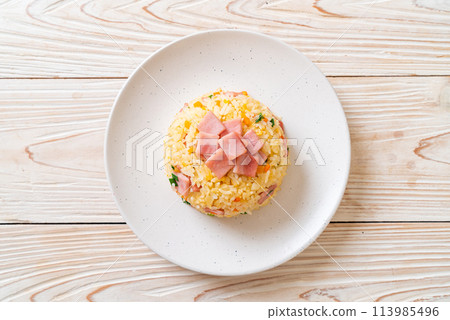 ham fried rice 113985496