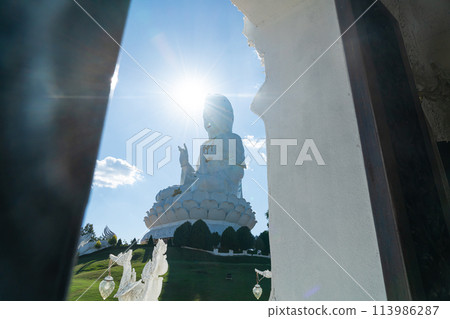 Wat Huay Pla Kang in Chiang Rai, Thailand 113986287