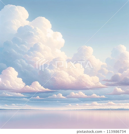 夏季風景與雷雨雲 113986734