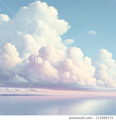 漂浮在海的冰雲 漂浮在海的冰雲 113986735