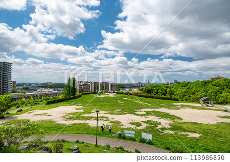 大阪府茨市齋藤西公園風景 大阪府茨市齋藤西公園風景 113986850