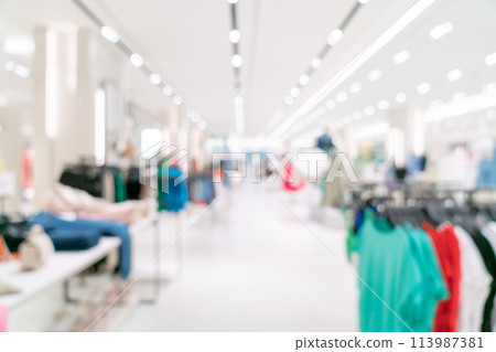 abstract blur and defocused luxury shopping mall and retail store for background abstract blur and defocused luxury shopping mall and retail store for background 113987381