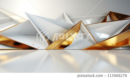 white luxury golden background elegant backdrop abstract banner modern design. background luxurious wallpaper texture line gray light curve wave illustration premium. luxury shape decoration graphic. 113988278