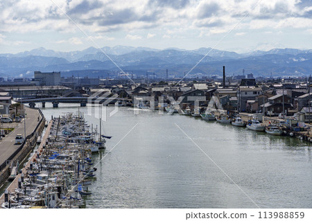 A spectacular view from Ohno Bridge in Kanazawa Ono Town 113988859