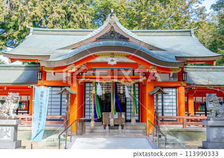 兵庫縣川西市加茂遺址加茂神社參拜殿 113990333
