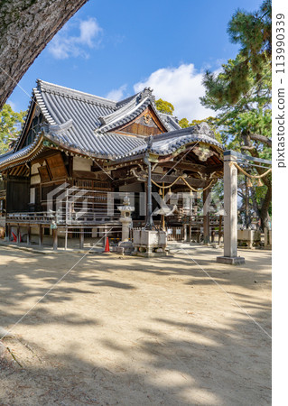 兵庫縣伊丹市宮前的稻野神社（有岡城遺址的一部分）參拜殿（有形文化遺產） 113990339