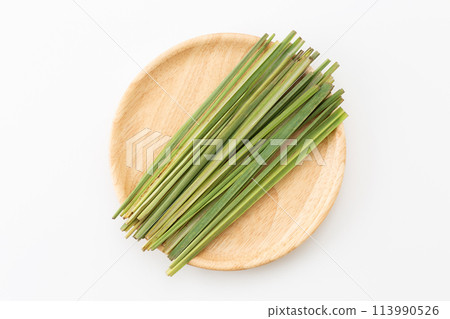 白色背景上的檸檬草 113990526