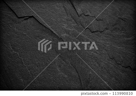 Dark grey black slate background or texture. 113990810