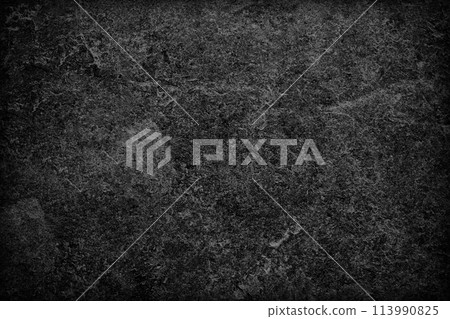 Dark grey black slate background or texture. 113990825