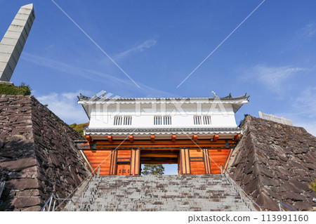 Yamanashi Prefecture, Kofu City, Maizuru Castle Park, Iron Gate 113991160