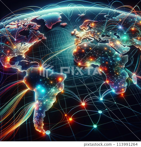 The Internet from around the world 113991264