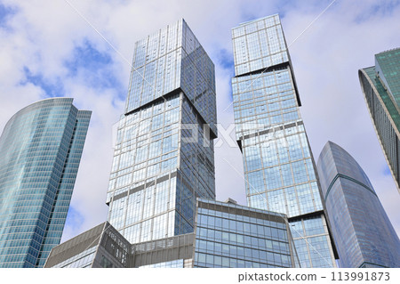 The City of Capitals skyscrapers complex in Moscow The City of Capitals skyscrapers complex in Moscow 113991873