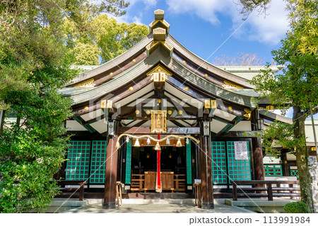 兵庫縣伊丹市今陽東天神社（長壽之神）參拜殿 113991984