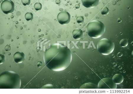 Skincare cosmetic product macro sage green texture 113992254