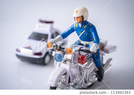 Police motorcycle traffic violation Police motorcycle traffic violation 113992365
