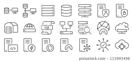 cloud computing, network, vector 113993498